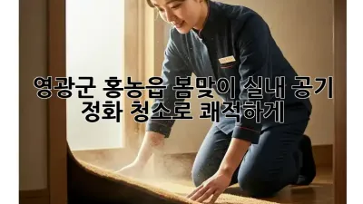 🏡 영광군 홍농읍, 봄맞이 실내 공기 정화 청소로 쾌적하게! 💨